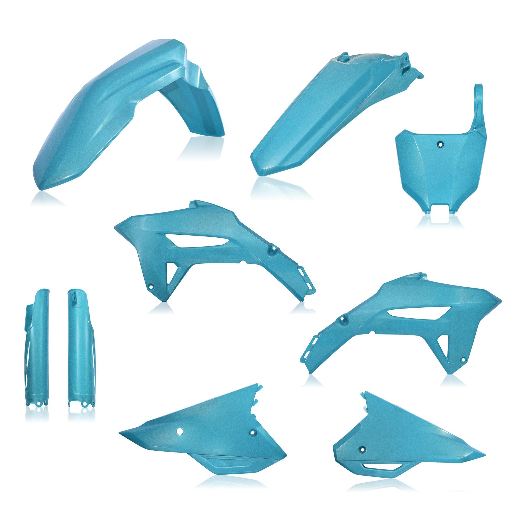 Acerbis Full Plastic Kit Green 3 Teal For HONDA CRF 250 R 2022-2024